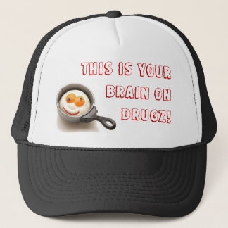 brain on drugz! trucker hat