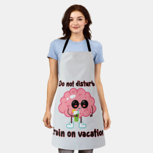 Brain on Vacation Apron