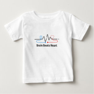 Brain Over Heart Baby T-Shirt