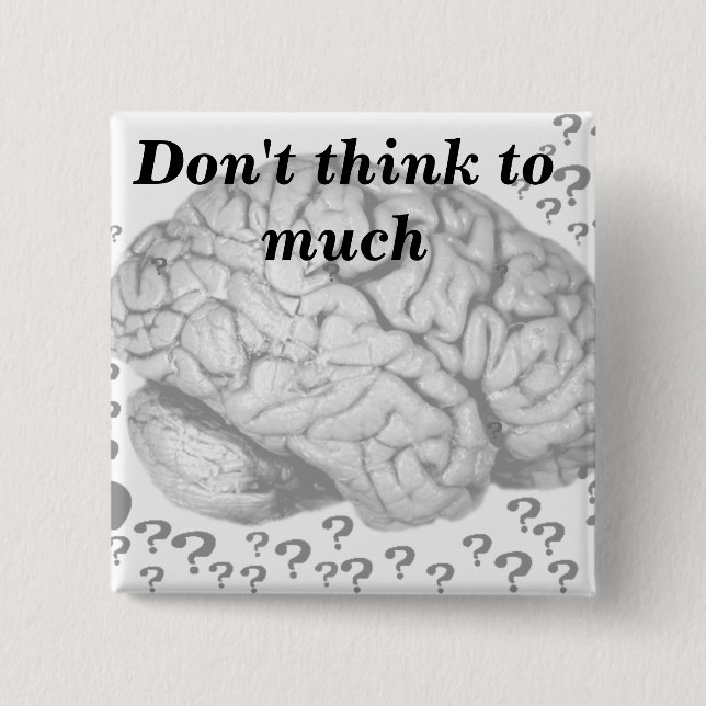 Brain Overload_ 2 Inch Square Button (Front)