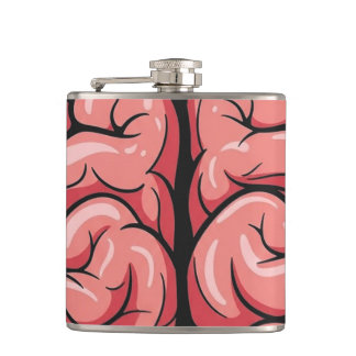 Brain Pattern Flask