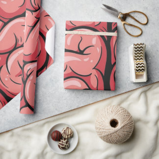 Brain Pattern Wrapping Paper