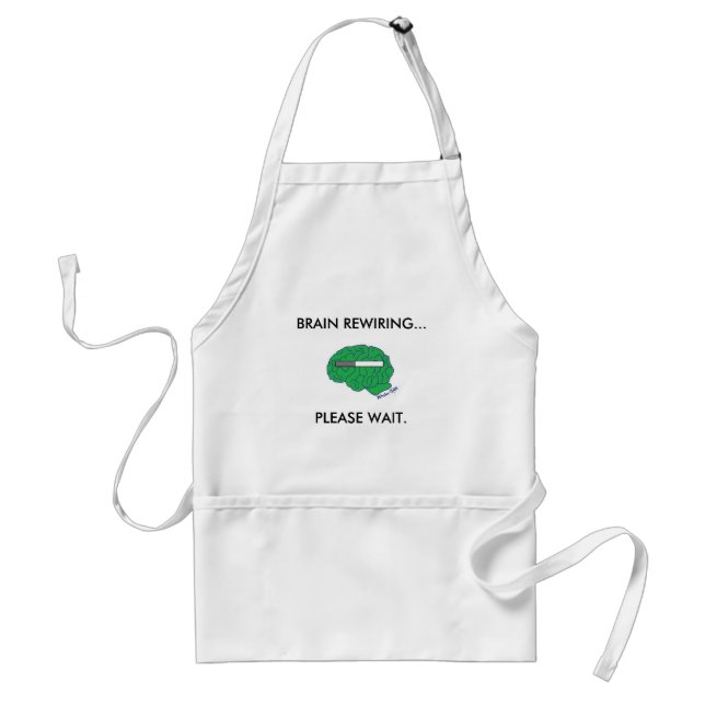 "BRAIN REWIRING" apron (Front)