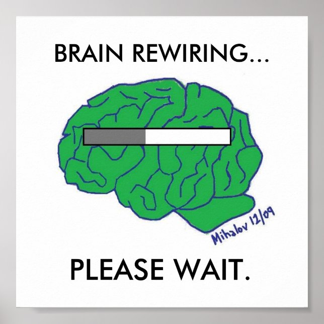 "BRAIN REWIRING" poster (Front)
