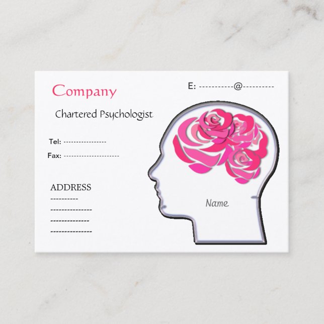 Brain roses business card... card (Front)