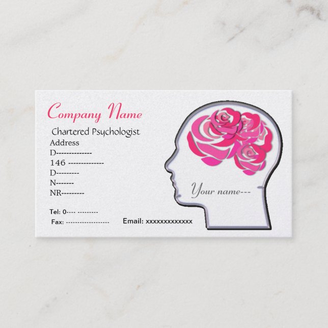 Brain roses business card... card (Front)