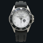 Brain Science/Neurologist Personalized Name Watch<br><div class="desc">Elegant and professional personalized watch tailored a Neurologist,  psychiatrist or brain health professionals.</div>