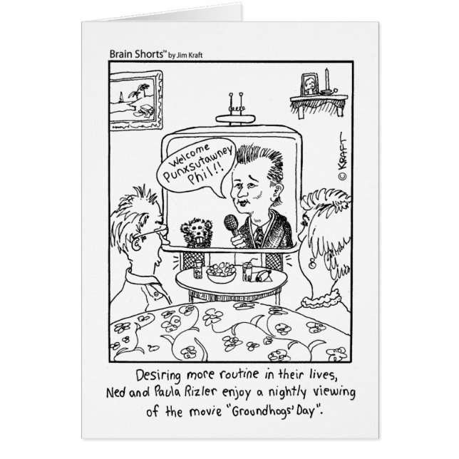 Brain Shorts "Ground Hogs Day" by Jim Kraft (Front)