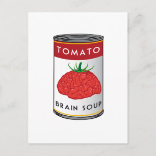brain soup postcard