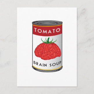 brain soup postcard