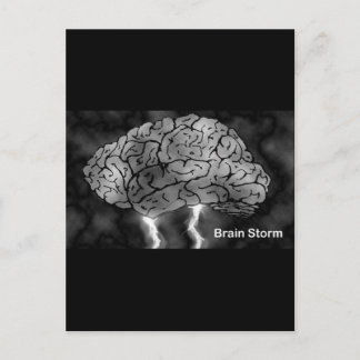 Brain Storm Postcard