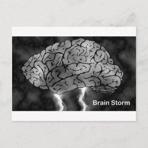 Brain Storm Postcard