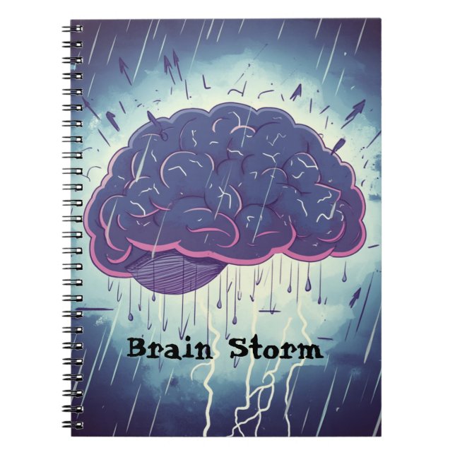 Brain Storm Spiral Notebook (Front)