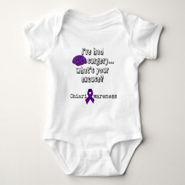 Brain Surgery Baby Bodysuit (Front)