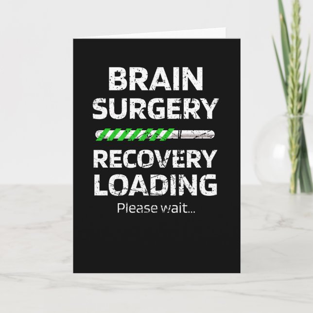 Brain Surgery Recovery | Brain Surgery Survivor Card (Front)