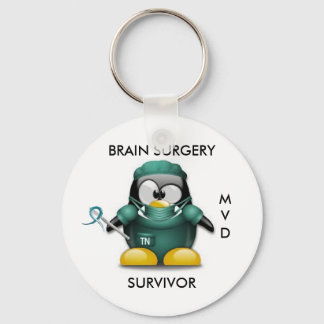 Brain Surgery Survivor Keychain