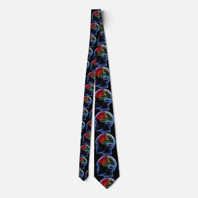 Brain Tie - Multi-Coloured (Back)