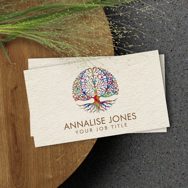 Brain Tree of life - Realm of colours Business Card (Creator Uploaded)
