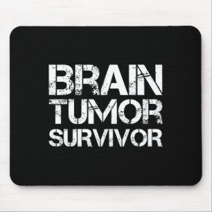 Brain Tumor Survivor For Brain Cancer Awareness Da Mouse Pad