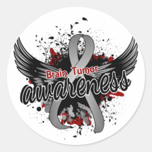 Brain Tumour Awareness 16 Classic Round Sticker