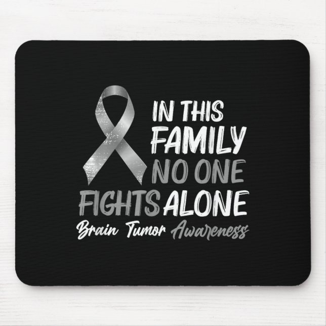 Brain Tumour Awareness - Brain Cancer Support Mouse Pad (Front)