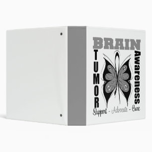 Brain Tumour Awareness Butterfly Binder