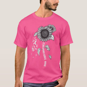 Brain Tumour Awareness Cancer  Brain Cancer Sunflo T-Shirt