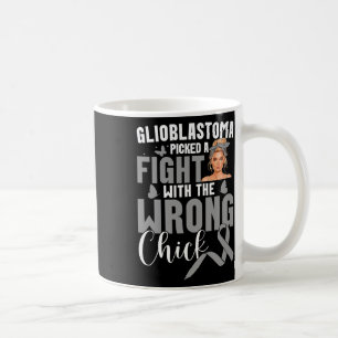 Brain Tumour Awareness Fight Wrong Chick Glioblast Coffee Mug