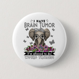 Brain Tumour Awareness Month Ribbon Gifts 2 Inch Round Button