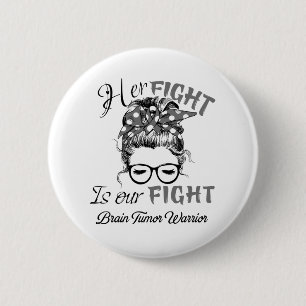 Brain Tumour Awareness Month Ribbon Gifts 2 Inch Round Button