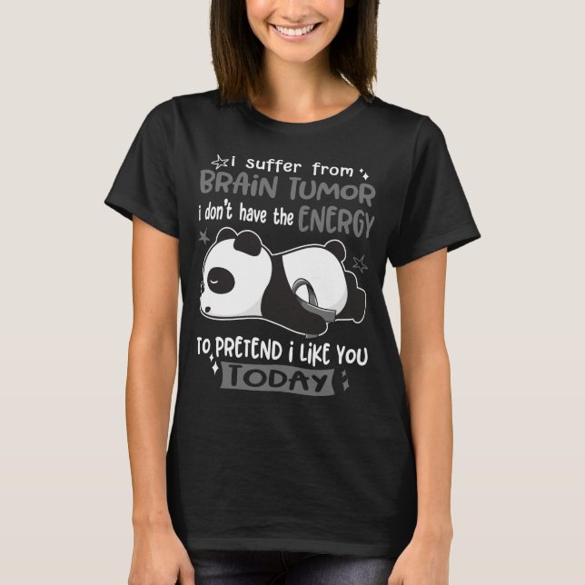 Brain Tumour Awareness Month Ribbon Gifts T-Shirt (Front)