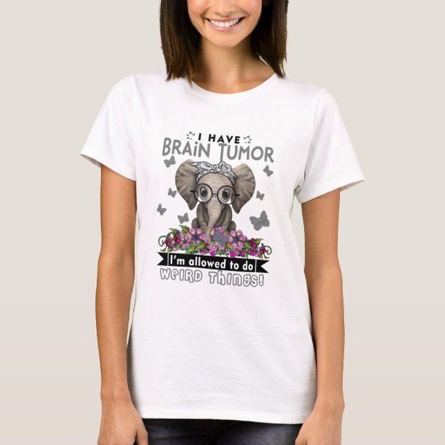 Brain Tumour Awareness Month Ribbon Gifts T-Shirt (Front)