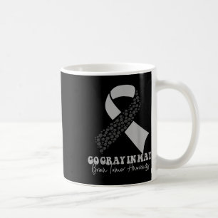 Brain Tumour Awareness Month Wear Cancer Ribbon Gr Coffee Mug