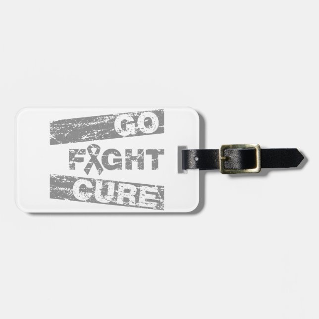 Brain Tumour Go Fight Cure Luggage Tag (Front Horizontal)