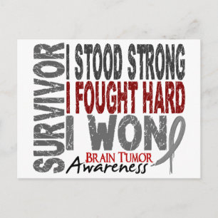 Brain Tumour Survivor 4 Postcard