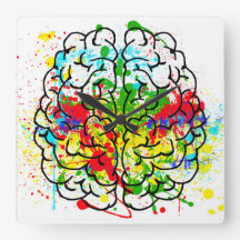 Brain Wall Clock