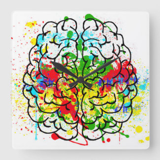 Brain Wall Clock