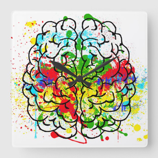 Brain Wall Clock (Front)