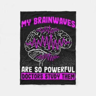 Brain Waves Are So Powerful Doctors Study Them Epi Fleece Blanket