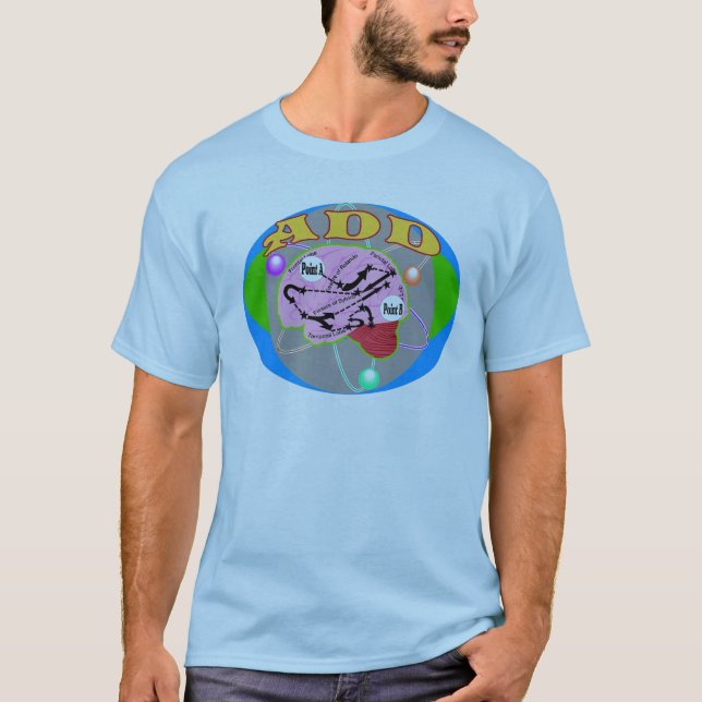 Brain With ADD T-Shirt (Front)