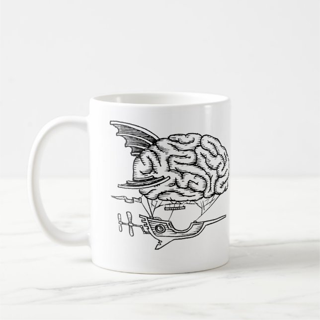 Brain Zeppelin Mug (Left)