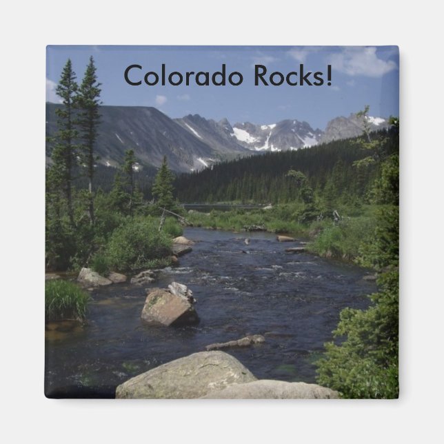 Brainard Lake Colorado Magnet (Front)