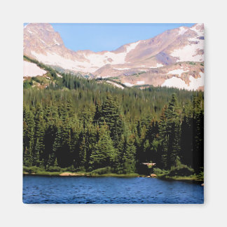 Brainard Lake Colorado Midday Sun   Magnet