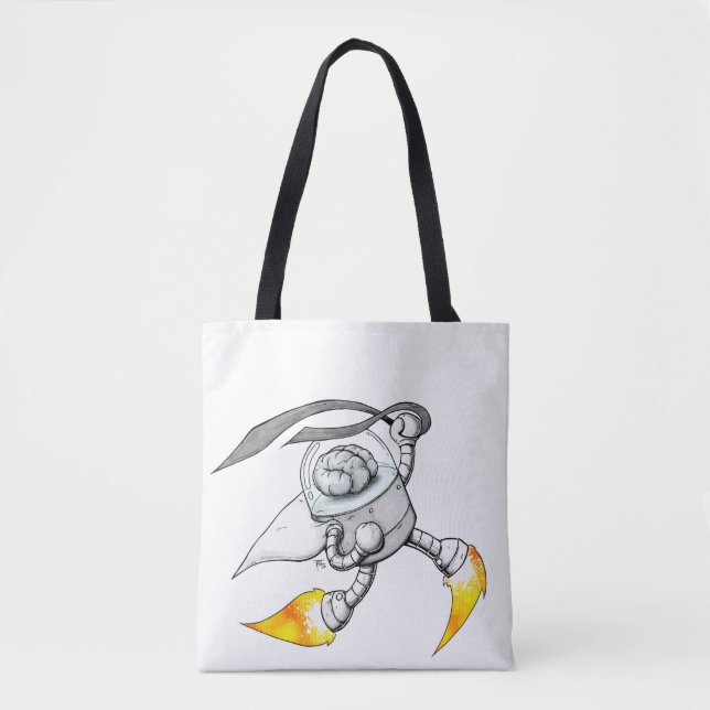 BrainBot Tote Bag (Front)