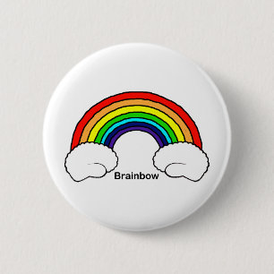 Brainbow 2 Inch Round Button