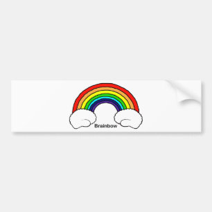 Brainbow Bumper Sticker