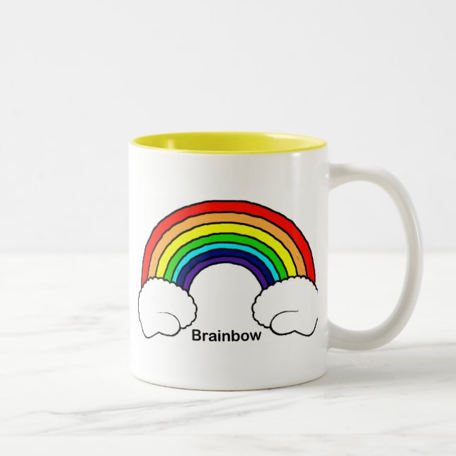 Brainbow Two-Tone Coffee Mug (Right)