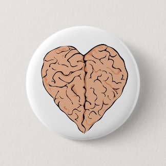 Brainheart 2 Inch Round Button