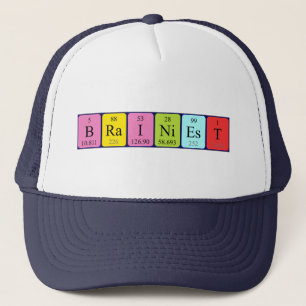 Brainiest periodic table name hat