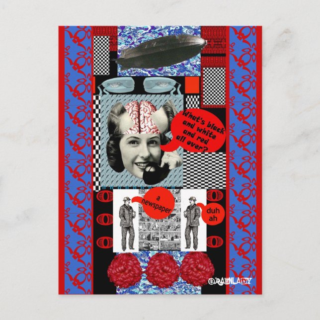 BRAINLADY Postcard (Front)